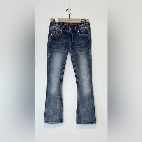 Rock Revival Karla boot cut jeans , sz 27 - Picture 2 of 16